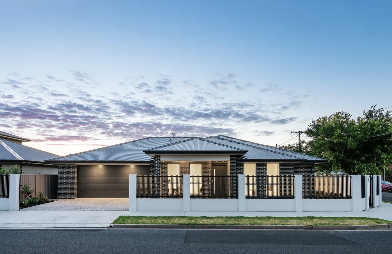 Custom home built by Melrose Constructions